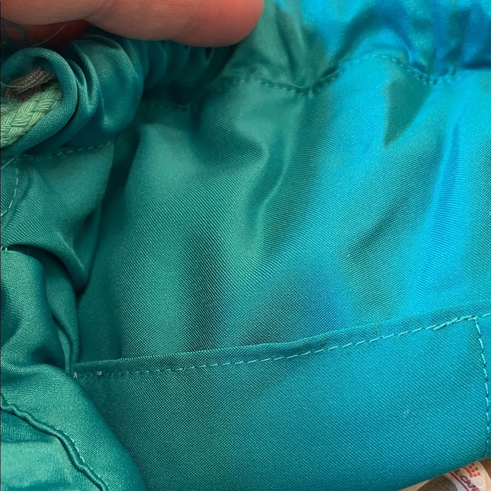 Luxurious Teal Fur BagPack 10x13